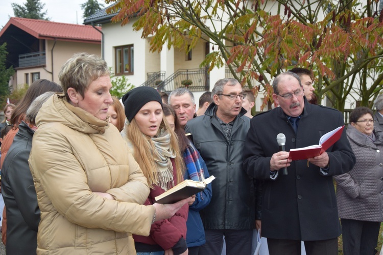 Powitanie ikony MB Częstochowskiej w Lipcach Reymontowskich