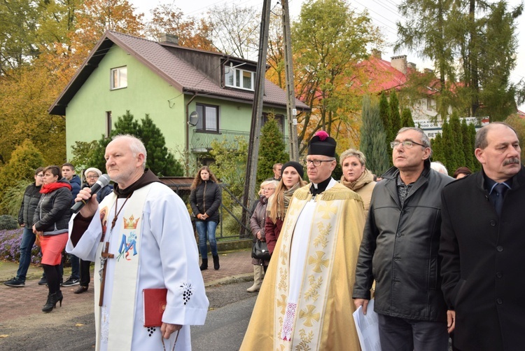 Powitanie ikony MB Częstochowskiej w Lipcach Reymontowskich