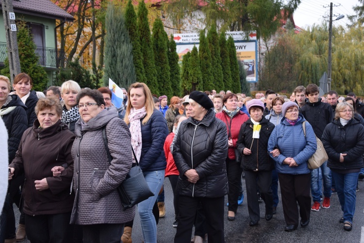 Powitanie ikony MB Częstochowskiej w Lipcach Reymontowskich