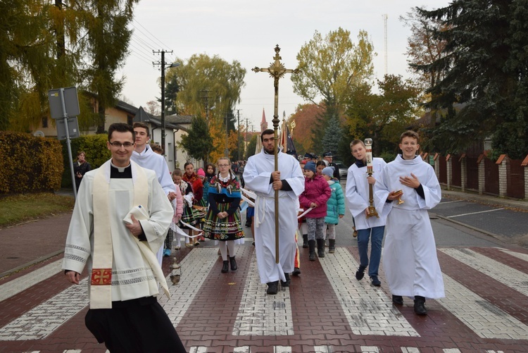 Powitanie ikony MB Częstochowskiej w Lipcach Reymontowskich