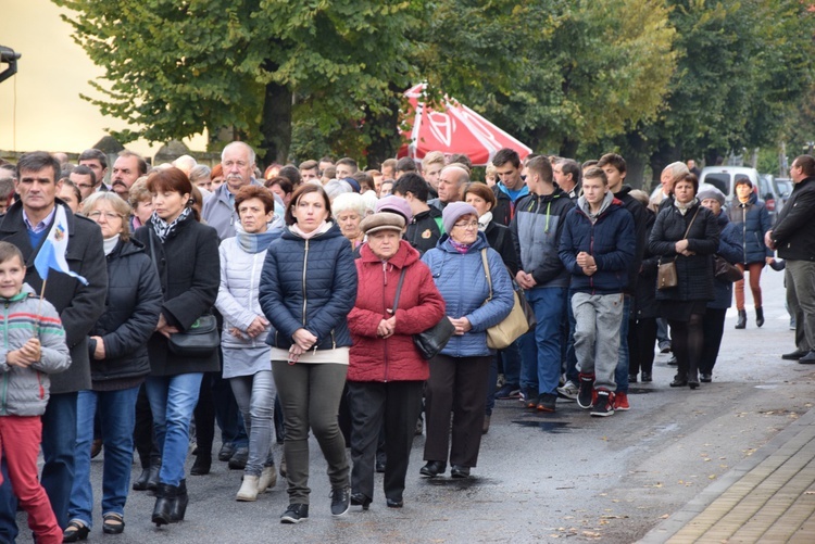 Powitanie ikony MB Częstochowskiej w Lipcach Reymontowskich