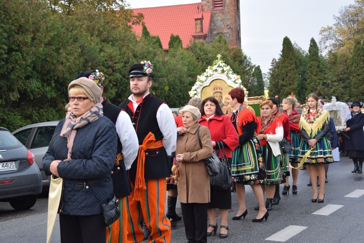 Powitanie ikony MB Częstochowskiej w Lipcach Reymontowskich