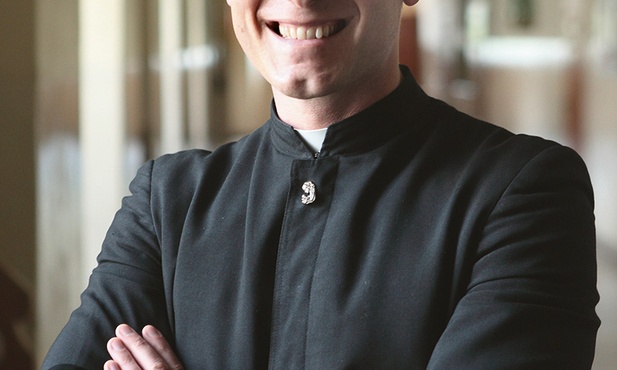 Ks. Dominik Chmielewski, salezjanin, rekolekcjonista, prowadził nabożeństwo Wielkiej Pokuty.