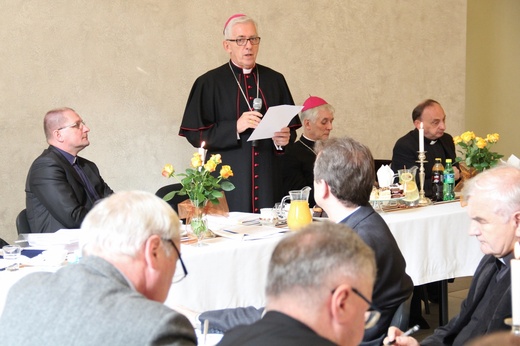 Spotkanie księży dziekanów w Mikołowie