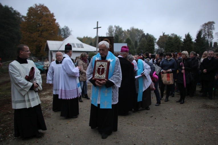 Powitanie ikony MB Częstochowskiej w Słupi