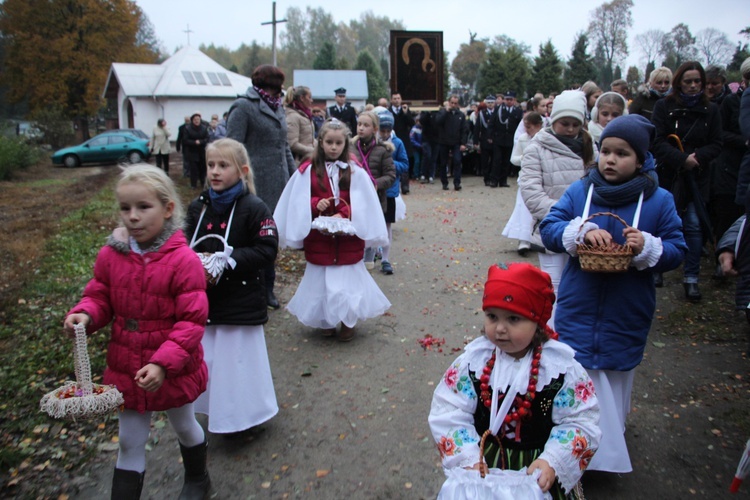 Powitanie ikony MB Częstochowskiej w Słupi