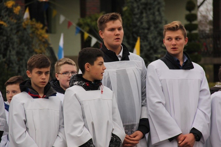 Powitanie ikony MB Częstochowskiej w Janisławicach