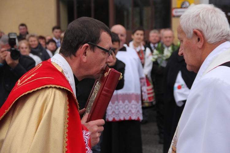 Powitanie ikony MB Częstochowskiej w Janisławicach