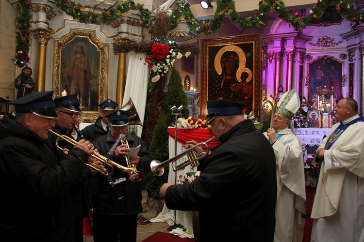 Powitanie ikony MB Częstochowskiej w Starej Rawie