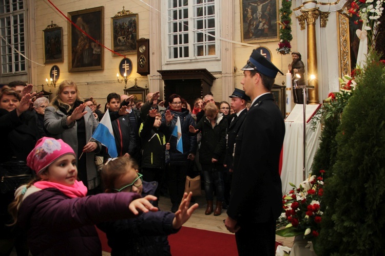 Powitanie ikony MB Częstochowskiej w Starej Rawie