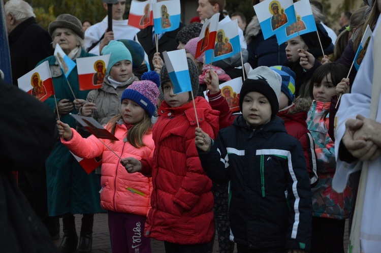 Powitanie ikony MB Częstochowskiej w Skierniewicach - Rawce