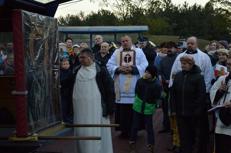 Powitanie ikony MB Częstochowskiej w Skierniewicach - Rawce