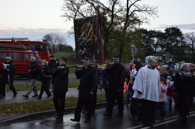 Powitanie ikony MB Częstochowskiej w Skierniewicach - Rawce