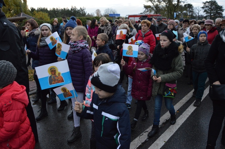 Powitanie ikony MB Częstochowskiej w Skierniewicach - Rawce