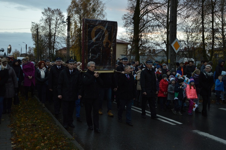 Powitanie ikony MB Częstochowskiej w Skierniewicach - Rawce