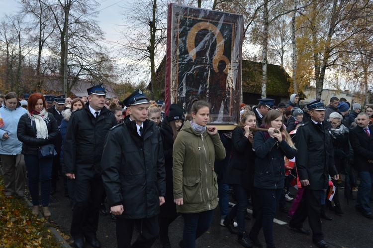 Powitanie ikony MB Częstochowskiej w Skierniewicach - Rawce