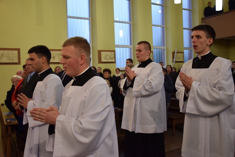 Obłóczyny w Wyższym Seminarium Duchownym w Łowiczu