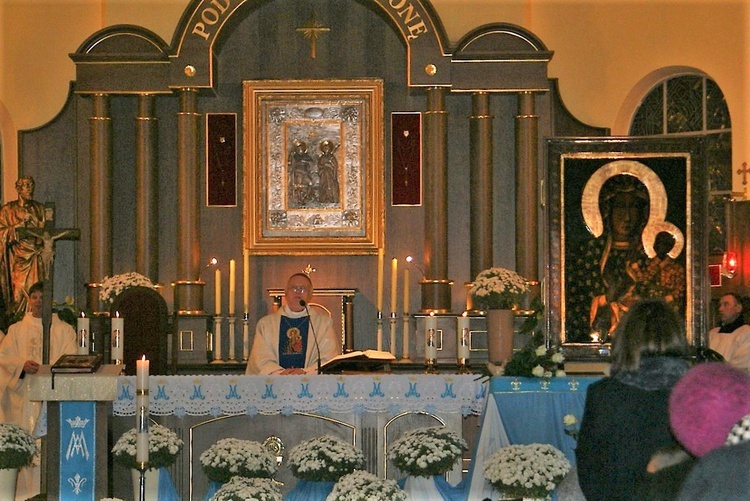 Powitanie ikony MB Częstochowskiej w Kamionie Skierniewickim