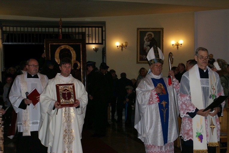 Powitanie ikony MB Częstochowskiej w Kamionie Skierniewickim