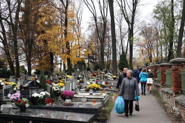 W dniu Wszystkich Świętych 2016 na cmentarzu Salwatorskim w Krakowie