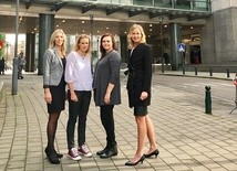 Od lewej Rebecca Ahlstrand,  Ellinor Grimmark, Linda Steen,  Ruth Nordström.