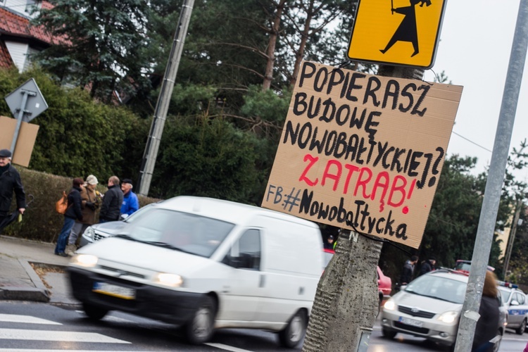 Blokada ulicy Bałtyckiej
