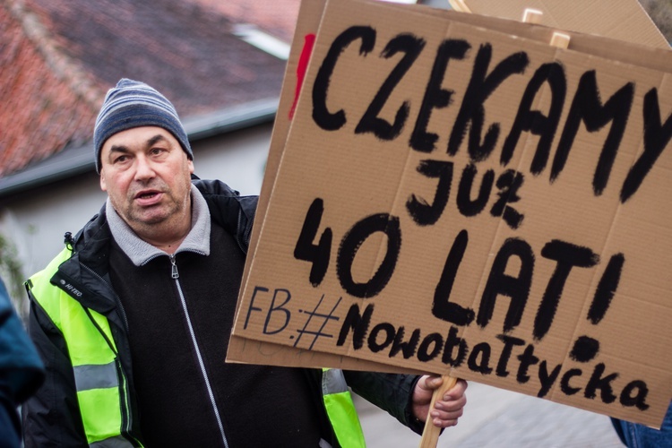 Blokada ulicy Bałtyckiej