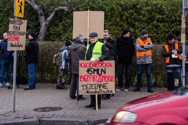 Blokada ulicy Bałtyckiej