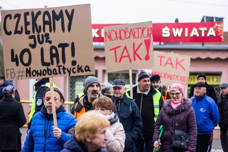 Blokada ulicy Bałtyckiej