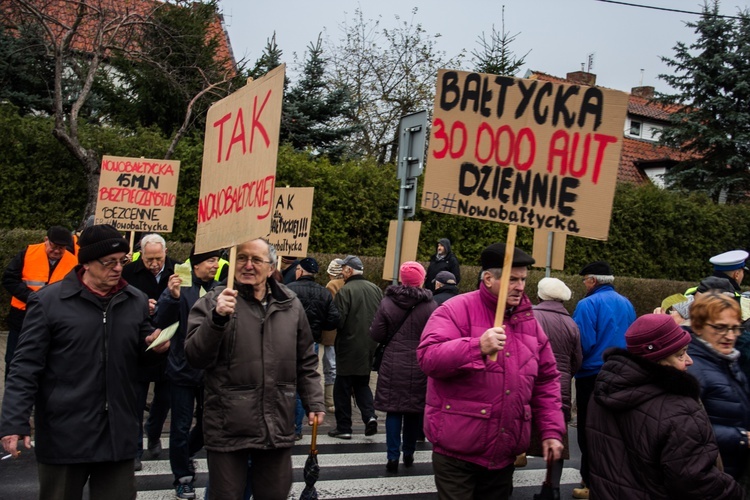 Blokada ulicy Bałtyckiej