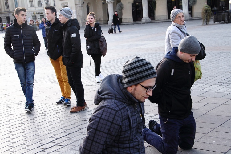 Flash mob w obronie prześladowanych chrześcijan 2016