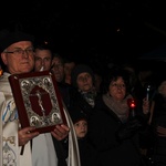 Powitanie ikony MB Częstochowskiej w parafii Miłosierdzia Bożego w Skierniewicach