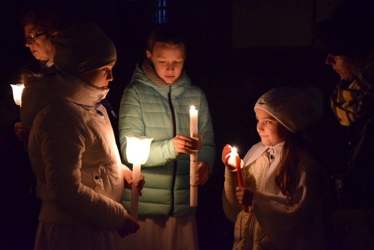 Powitanie ikony MB Częstochowskiej w parafii Najświętszego Serca Pana Jezusa w Skierniewicach