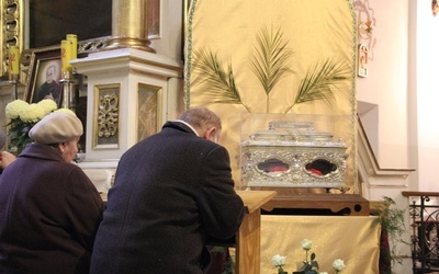 Relikwiarz św. Wiktorii w kościele ss. bernardynek w Łowiczu