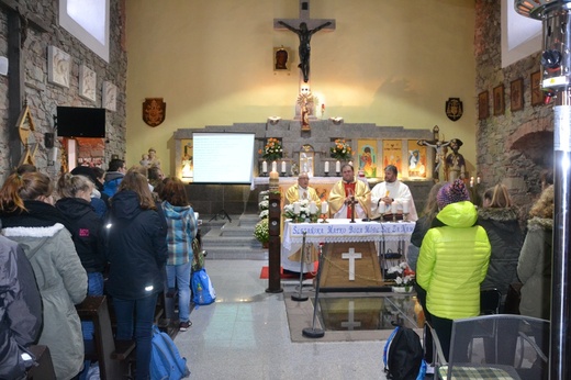 Rekolekcje młodzieży na Ślęży