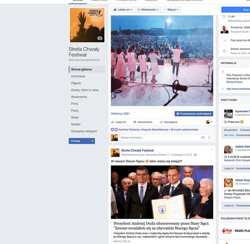 Facebook zablokował katolicki fanpage