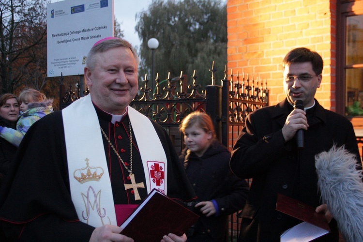 Poświęcenie świetlicy dla dzieci przy Dobrej 8