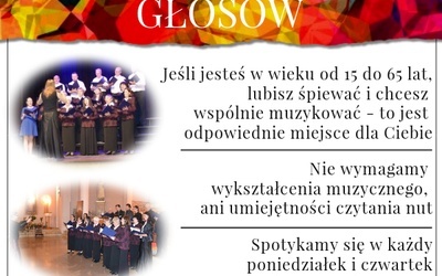 Koncert chóru SERAF i nabór nowych śpiewaków, Chorzów, 20 listopada