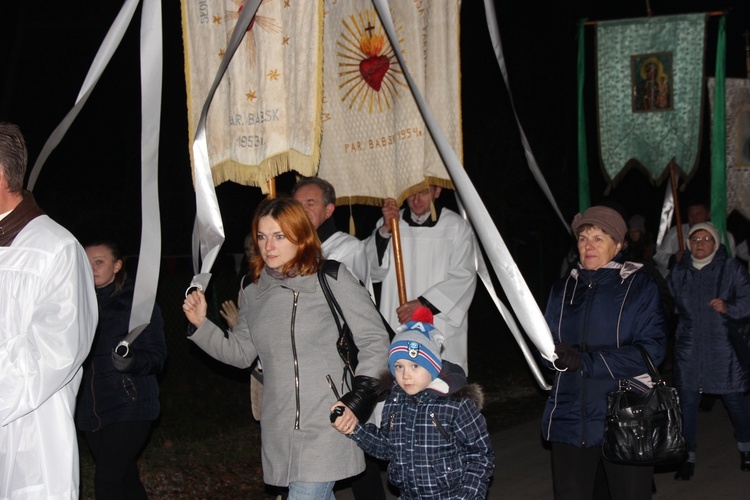 Powitanie ikony MB Częstochowskiej w Babsku