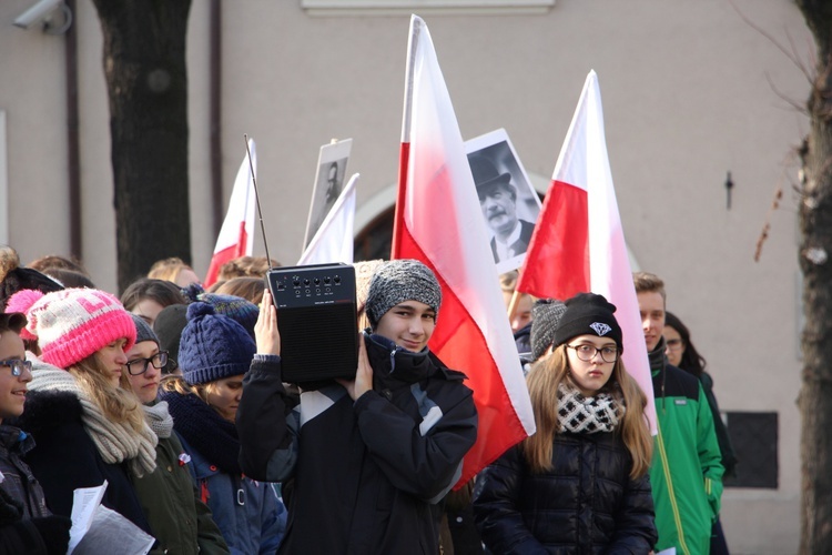 Marsz patriotyczny w Łowiczu