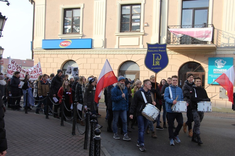 Marsz patriotyczny w Łowiczu