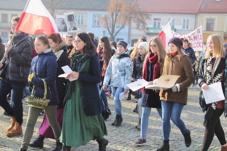 Marsz patriotyczny w Łowiczu