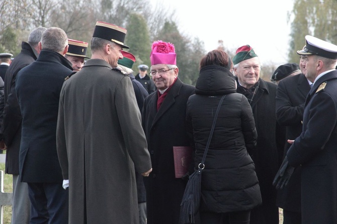 Uroczystości na cmentarzu Francuskim