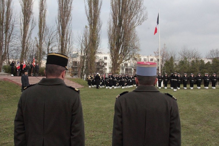 Uroczystości na cmentarzu Francuskim