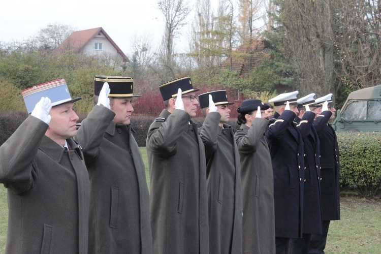 Uroczystości na cmentarzu Francuskim