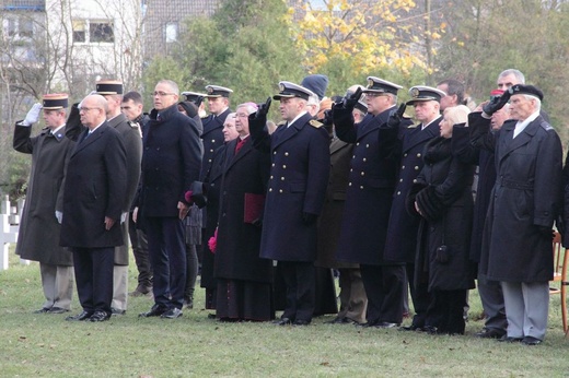 Uroczystości na cmentarzu Francuskim