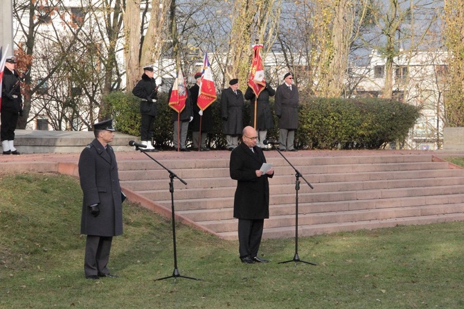 Uroczystości na cmentarzu Francuskim