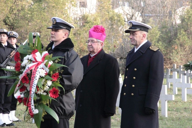 Uroczystości na cmentarzu Francuskim