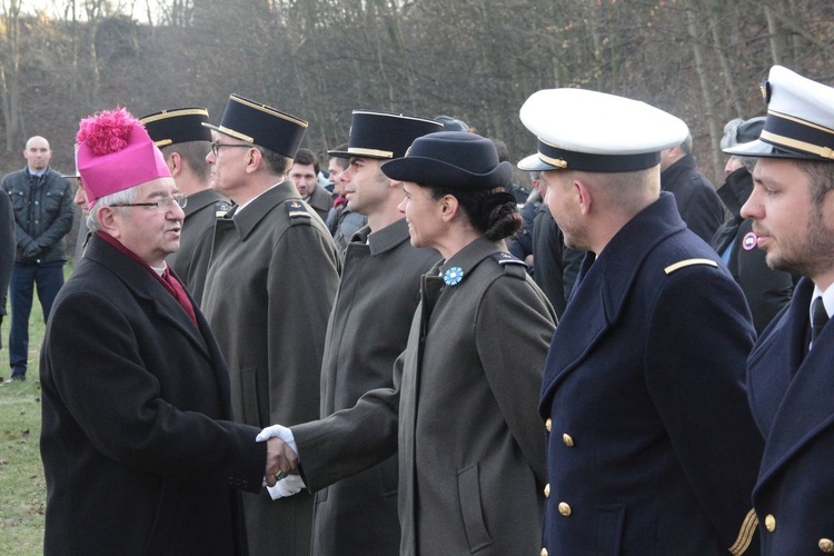 Uroczystości na cmentarzu Francuskim