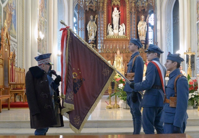 Poświęcenie Sztandaru Hallerczyków